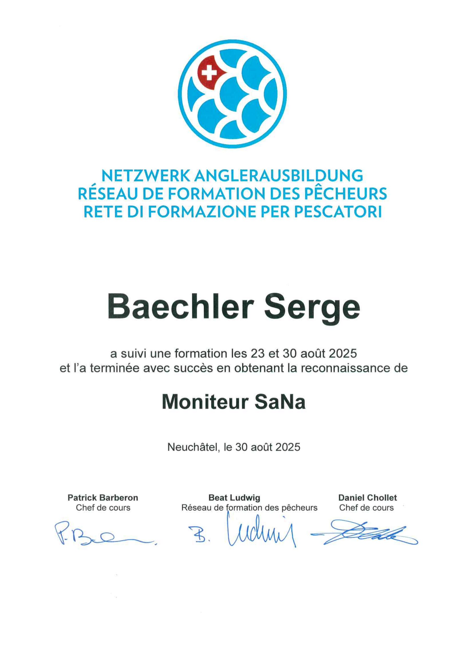 Moniteur SANA_2025_1 Moniteur SANA serge Baechler